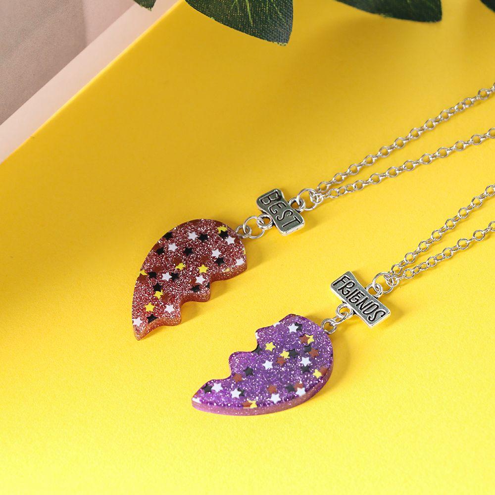 Trendy Fashion Magnet Creative BFF Necklace Friendship Jewelry Friendship Necklace Gift