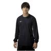 NaviDry Long Sleeve Model Size M T-Shirt, U-Neck, Moisture-Wicking, Quick-Drying, Underwear, 32MAC197, Black/White,