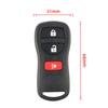 2 шт. Пульт-брелок для ключа для Nissan Frontier Titan Xterra Pathfinder Rogue CWTWB1U733
