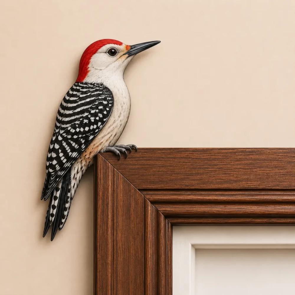 Modern Door Corner Pendant Wooden Animal Door Sign Gate Top Decoration Owl Door Frame Gift