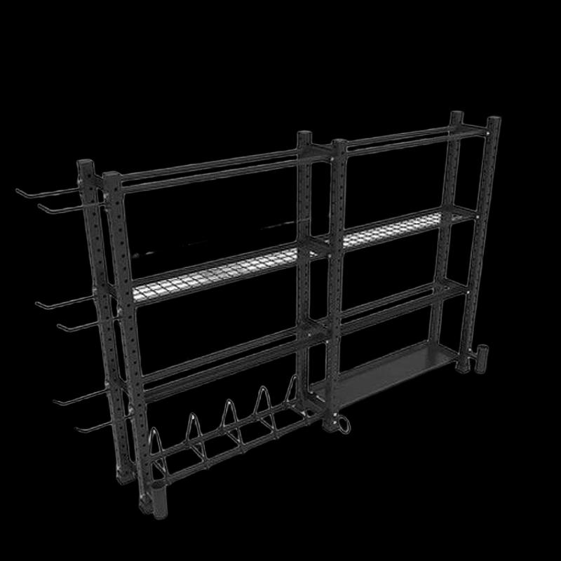 WEZHO Fitness Equipment Storage Rack