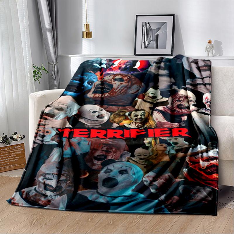 29 Style Terrifier Horror Movie Halloween Gift Soft Plush Blanket,Flannel Throw Blanket for Living Room Bedroom Bed Sofa Cover