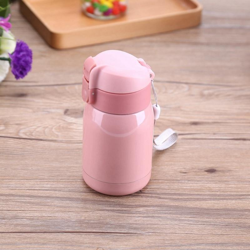 200ML Mini Stainless Steel Double Wall Vacuum Insulated Cup Thermal Water Bottle Office Mug