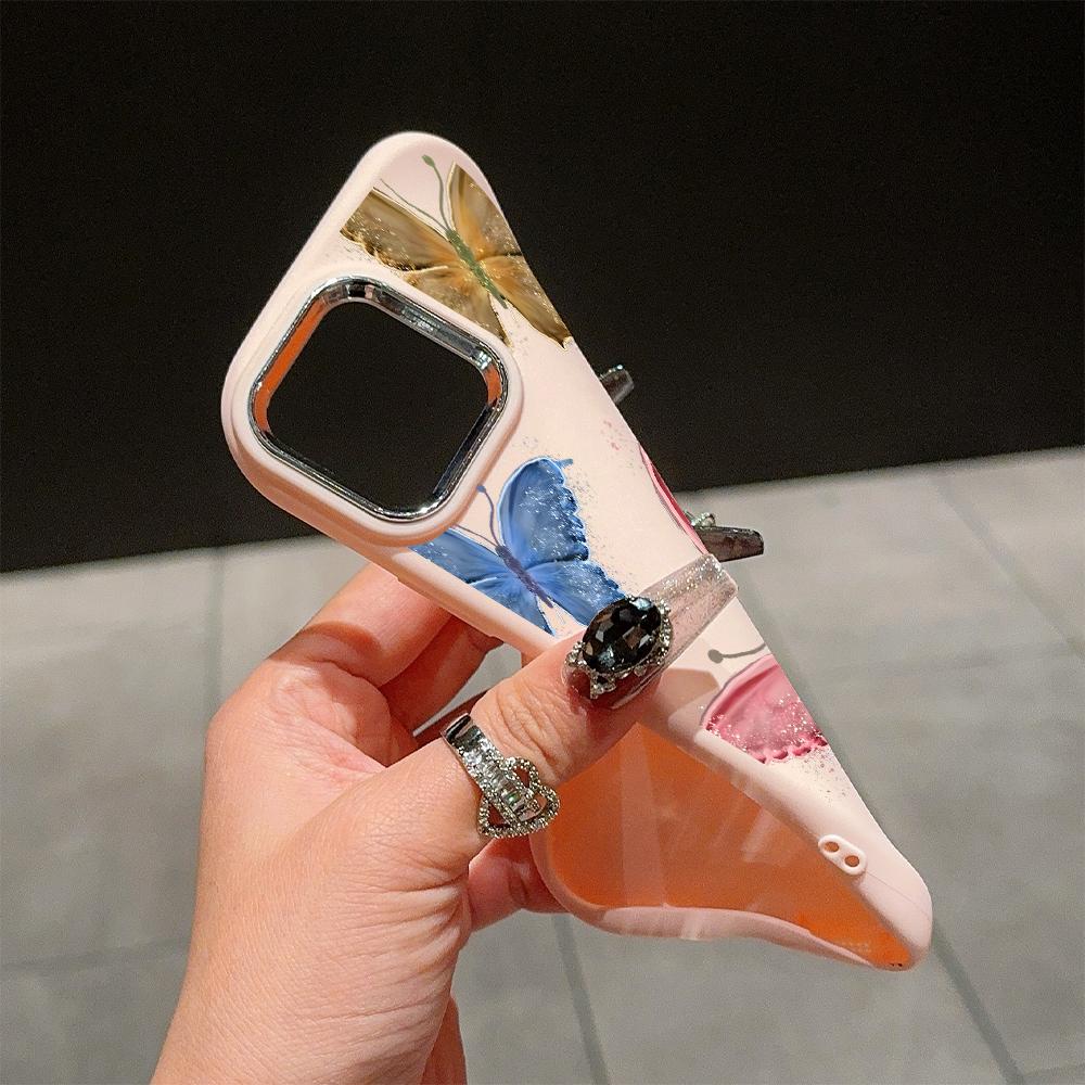 Solid Color Silver Edge Lens Fatty Casing Soft TPU Liquid Silicone Cover Shockproof Phone Case for Huawei Honor iPhone Infinix Tecno Vivo