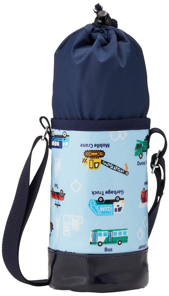 COLORFUL CANDY STYLE Water Bottle Cover for Boys and Children Case Holder Shoulder Bag Small Size Fully Open Accelerator Working Car N7305400 (Light