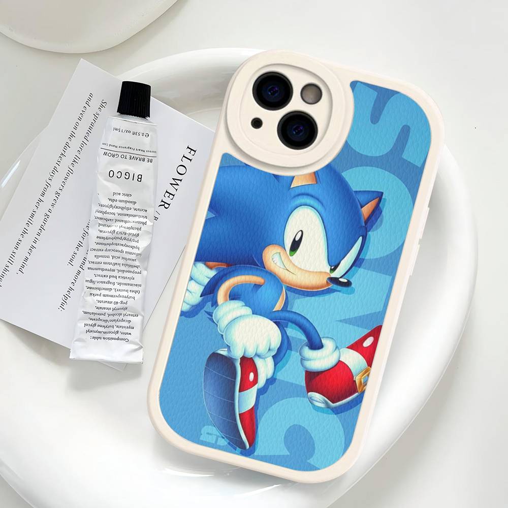 Popular Japanese Anime S-SonicS Phone Case Hard Leather For iPhone 14 13 16 Mini 15 14 11 12 Pro Max Plus Fundas