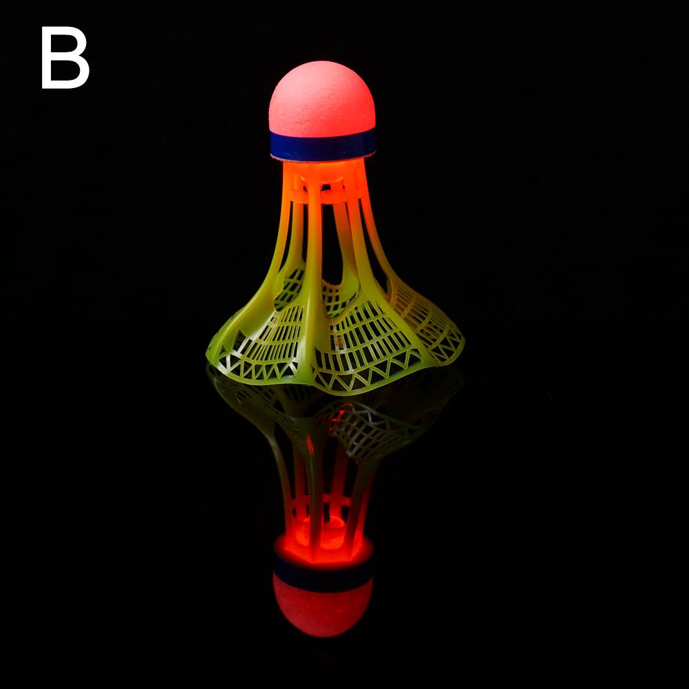 1/2/5 Pack LED Badminton Shuttlecocks -Lighting Glow In The Dark Badminton Birdies Badminton Practice Windproof Shuttlecocks