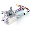 Metal 2 Gear Gearbox simulation Transmission for 1/14 Tamiya RC Truck SCANIA 770S VOLVO BENZ MAN TGX Car Accessories