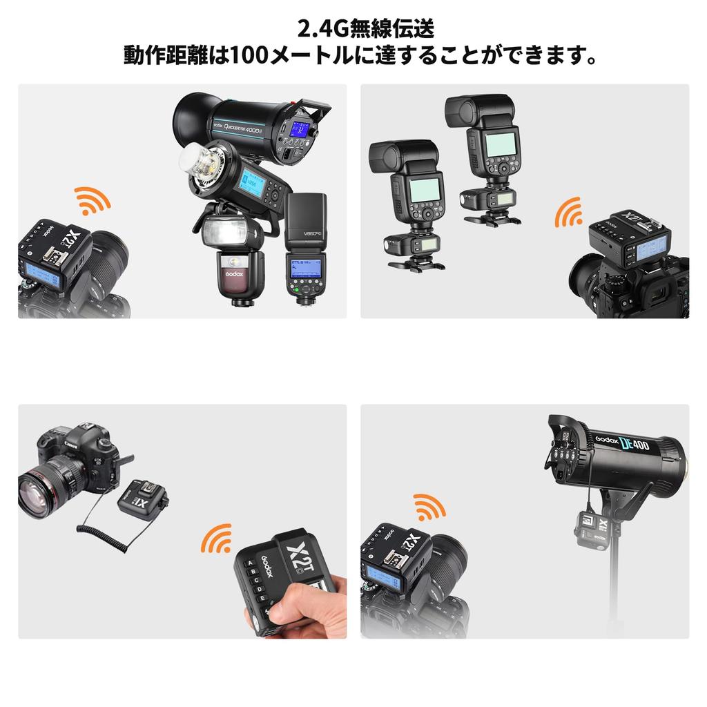 Godox Flash Trigger with Flash Receiver for TTL 32 Remote Compatible with Canon SLR Eligible Invoices Available X2T-C+X1R-C Canon, 1/8000s, Channels,