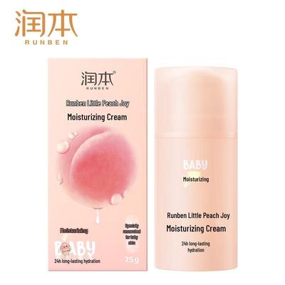 Runben Little Peach Joy Увлажняющий крем для лица для младенцев и детей