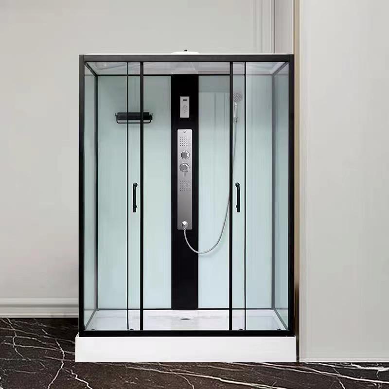Luxury Waterproof Rectangular Tempered Glass Shower Partition Screen for Hotel Bathrooms