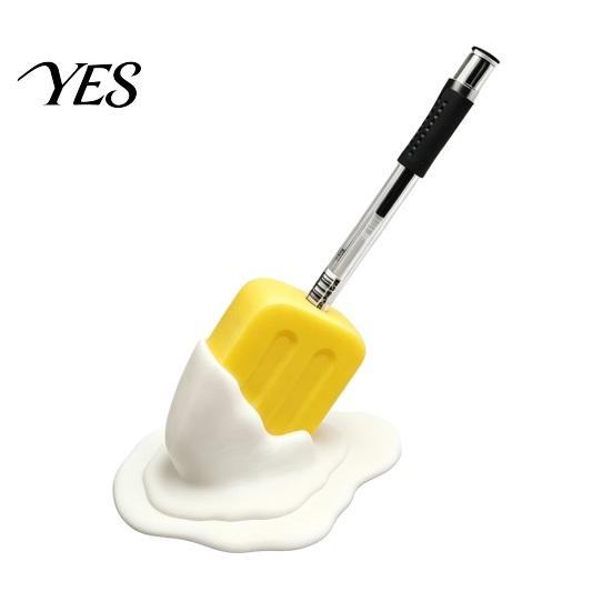 Decorative Study Accessory Cute Melting Popsicle Pen Holder, Unique Stationery Organizer, Office Supply Container Durable PLA for And School Supplies