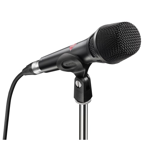 Neumann KMS 104 PLUS BK Handheld Cardioid Stage Vocal Microphone with Low Frequency Extension, Black (Product Code: 008625)