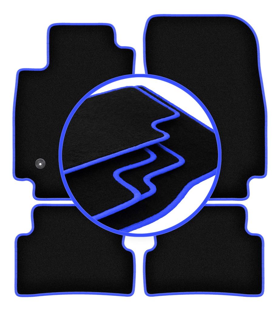 Автомобильные коврики CARLUX-BLUE для: Renault Captur Кроссовер (2013-2019)