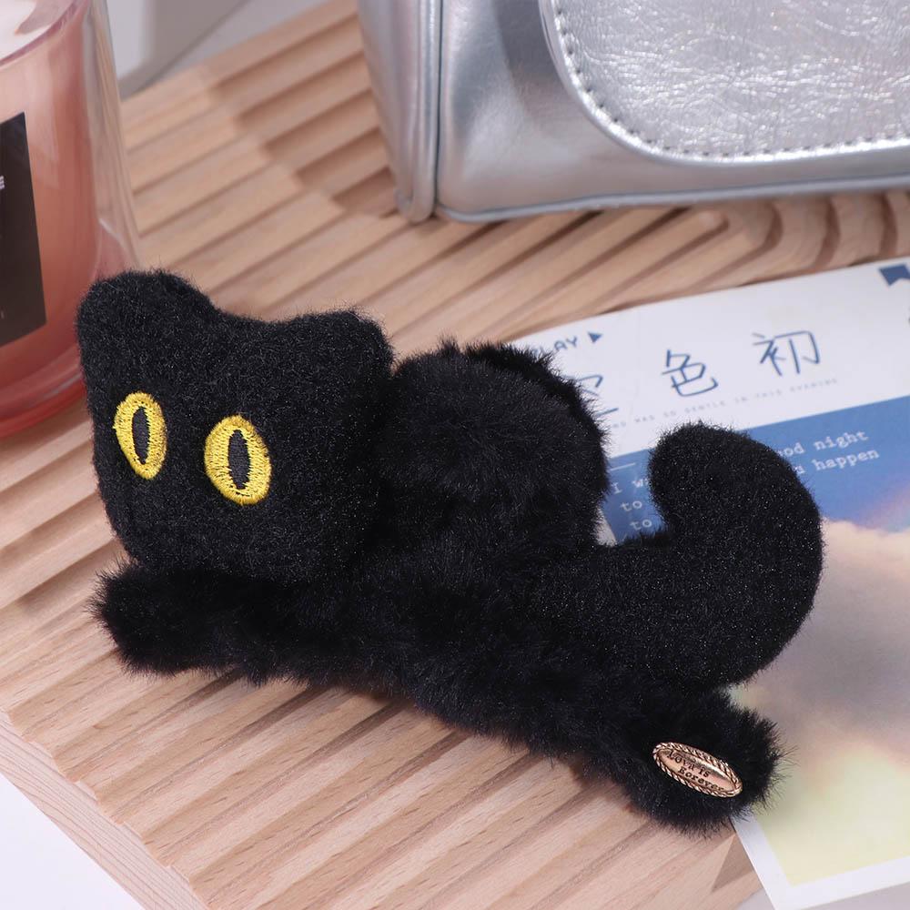 Grab Clip Cat Hair Clip Cute Cute Hairpin Fashion Plush Hair Claw  Daily