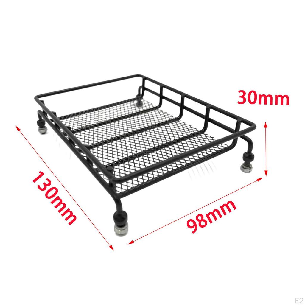 1/10 RC Car Roof Rack Luggage Carrier Easy to Install Accessory DIY for SCX10