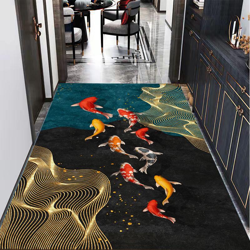 Ковер с бабочками и цветами, весенний ковер с принтом для гостиной, спальни, домашний декор, ковер для коридора, комнаты, кухни, напольный коврик, нескользящий