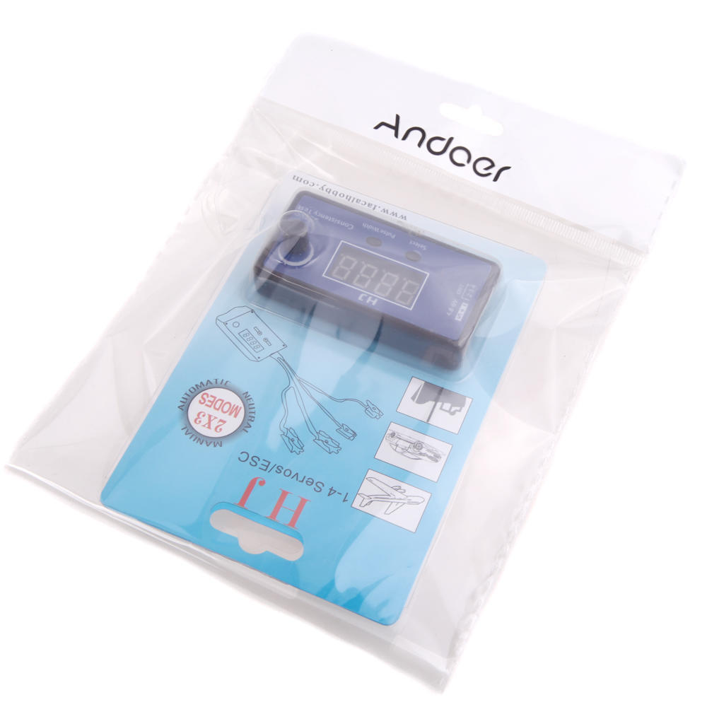HJ Digital Servo Tester ESC Consistency Tester for RC Helicopter Airplane Car(Servo Tester,ESC Consistency Tester,RC