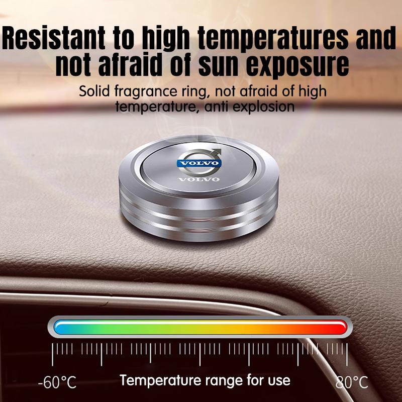 Al Alloy Car Air Freshener Vent Aromatherapy Auto Interior Accessories For Volvo XC90 V90 V60 XC60 V40 S80 S60 S90 C40 XC40
