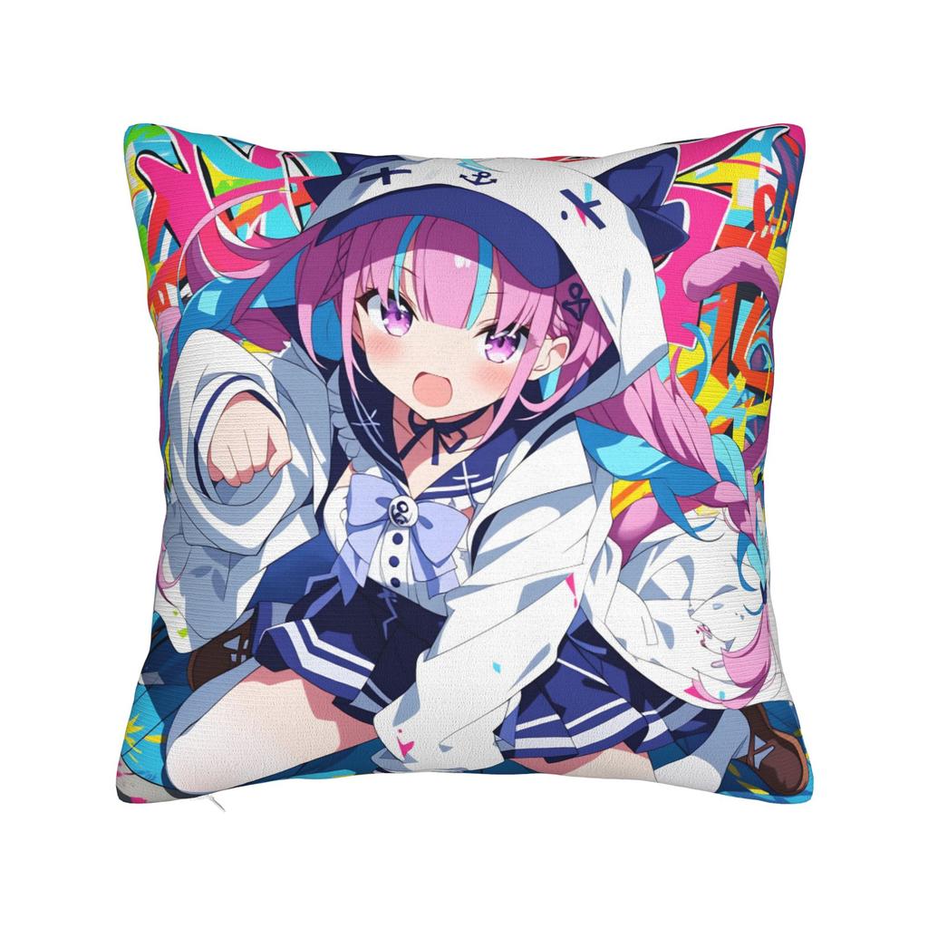 Hot Girl Kawaii Sakura Miko Pillow Cover  Comfy Cushion Cover Morden Pillow Case For Sofa Bedroom Home Decor