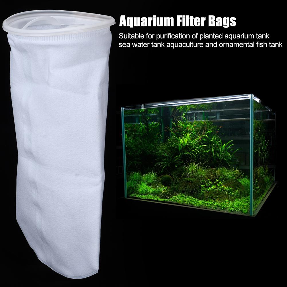 Премиум Аквариум Рыбный Бак Морской Риф Фильтр Носки Сумки Кронштейн Держатель Замена