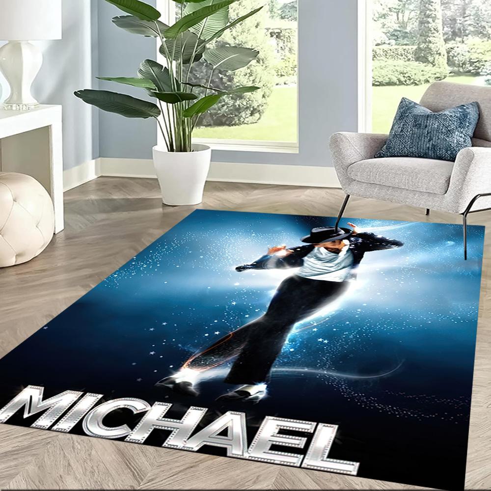 Michael Jackson 77 Floor Rug Office Rug Suitable for Dining Room Study room Kitchen Foyer Anti-slip Rug Anime Office Decor