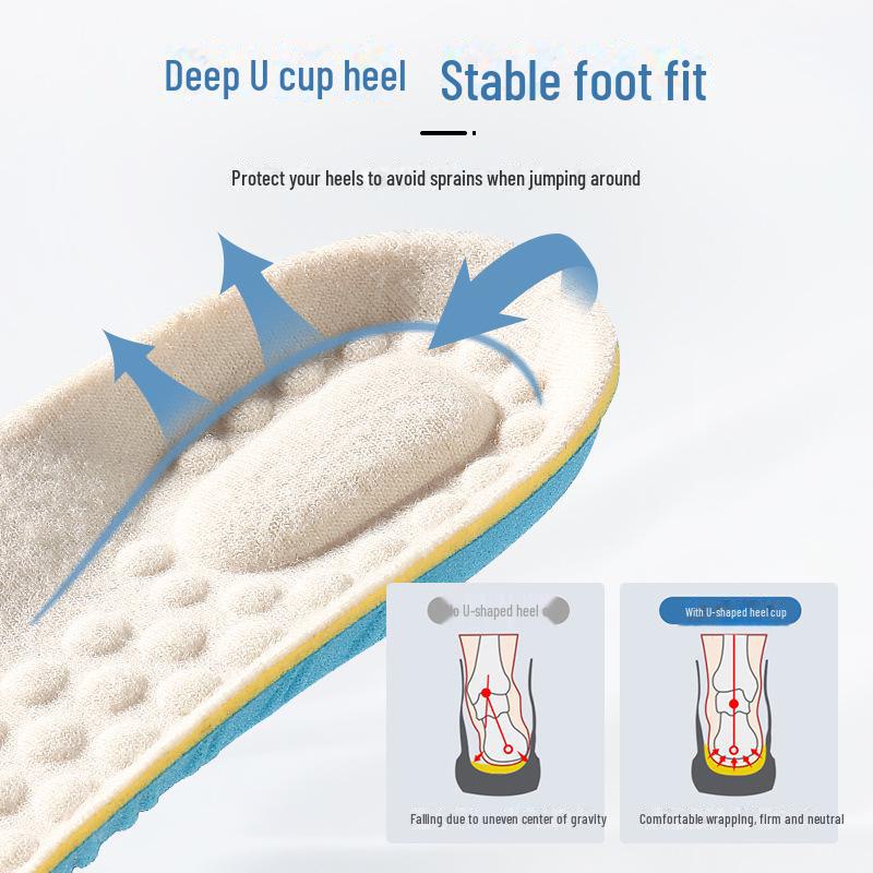 Soft, Breathable Foam Insoles for Kids - Sweat-absorbent and Cuttable, Perfect for Spring and Summer Comfort.