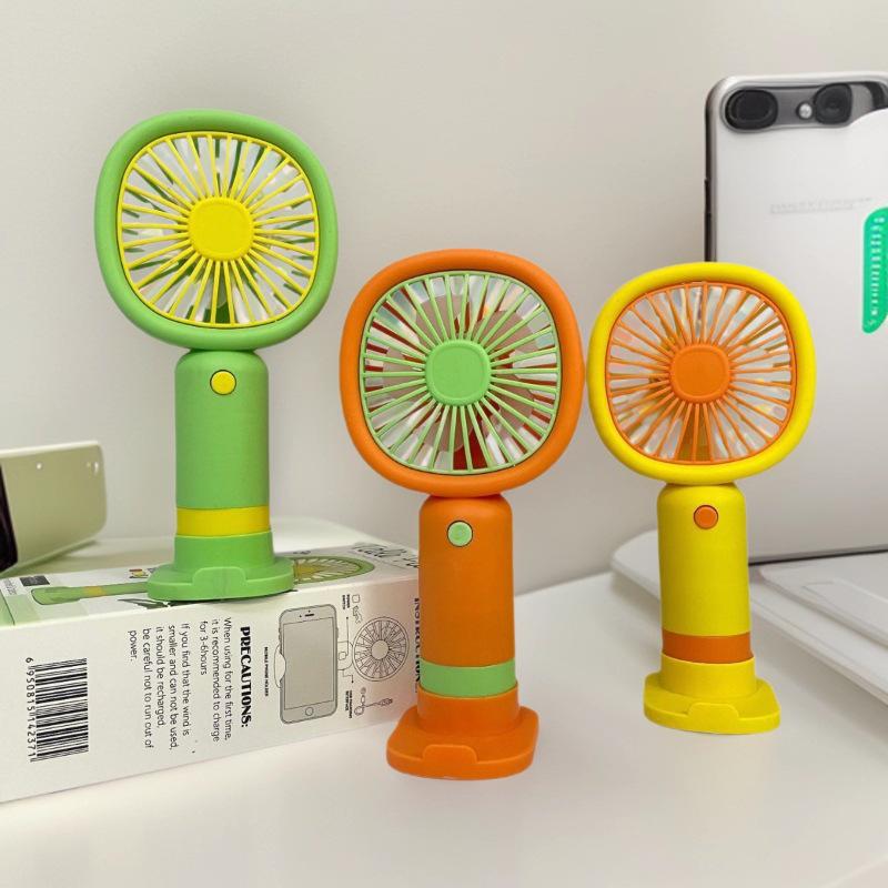 Мини-вентилятор для рук с USB-зарядкой, мощным потоком воздуха и подставкой