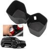 For Kia EV9 2025 2025 TPE Armrest Rear Water Cup Holder Storage Box Non-slip Tray Organizer Car Interior Accessories Black