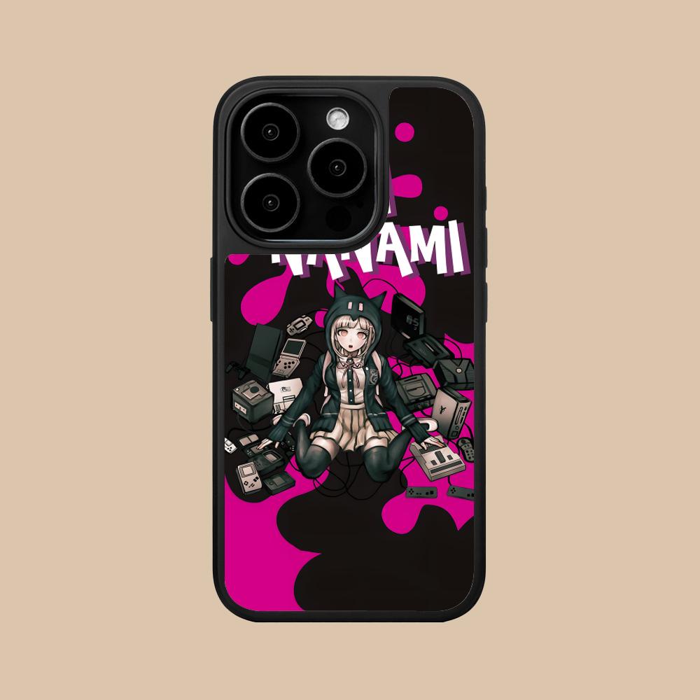 Чехол для телефона Danganronpa Чиаки Нанами для iPhone 17 16 15 14 13 12 11 Air Pro Max Plus Матовая поверхность