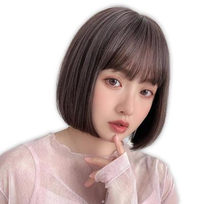 Парик Brightlara Bare Skin, Короткий парик боб, Женский, Медицинский парик, Полный парик, Бамбуковый парик, hf1782-FP-M