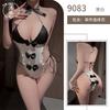 Hot Lingerie Free Maid One-piece Uniform Bed Open Chest Side Open Pure Desire Wind Maid Outfit Flirting