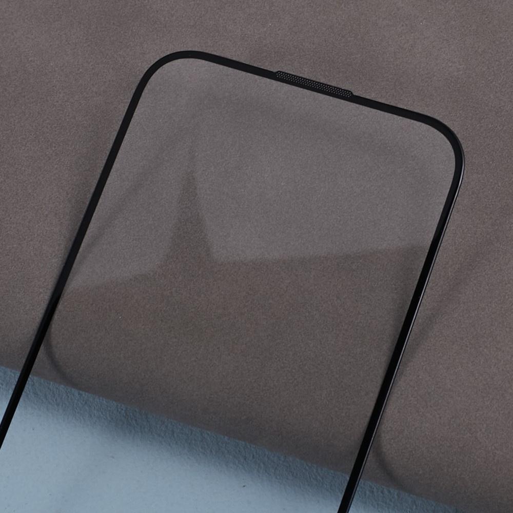 3D Tempered Glass for iPhone 15, with Speaker Cover, Black
