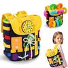 Interactive Felt Toddler Backpack Fun Felt Toy Learning Activities Brain Development Life Skills