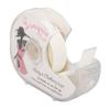 2 Rolls Women Double Sided Tape with Dispenser Transparent for Fashion Clothes Body All Skin