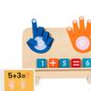 Дети Игрушка для счета на пальцах Математическая игра для мальчиков и девочек, практичная, подарки, манипулятивные