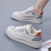 Весенне-осенние новые белые туфли, женская обувь, универсальные туфли для досок, дышащие кроссовки на платформе, модная спортивная обувь