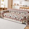 EIFLOY Ethnic Retro Sofa Towel Boho Cover Blanket Anti Scratch Couch Chair Furniture Protector 1/2/3/4 Seater for All Season