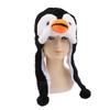 Cartoon Animal Penguin Mascot Plush Warm Warmer Cap Hat 1Pc