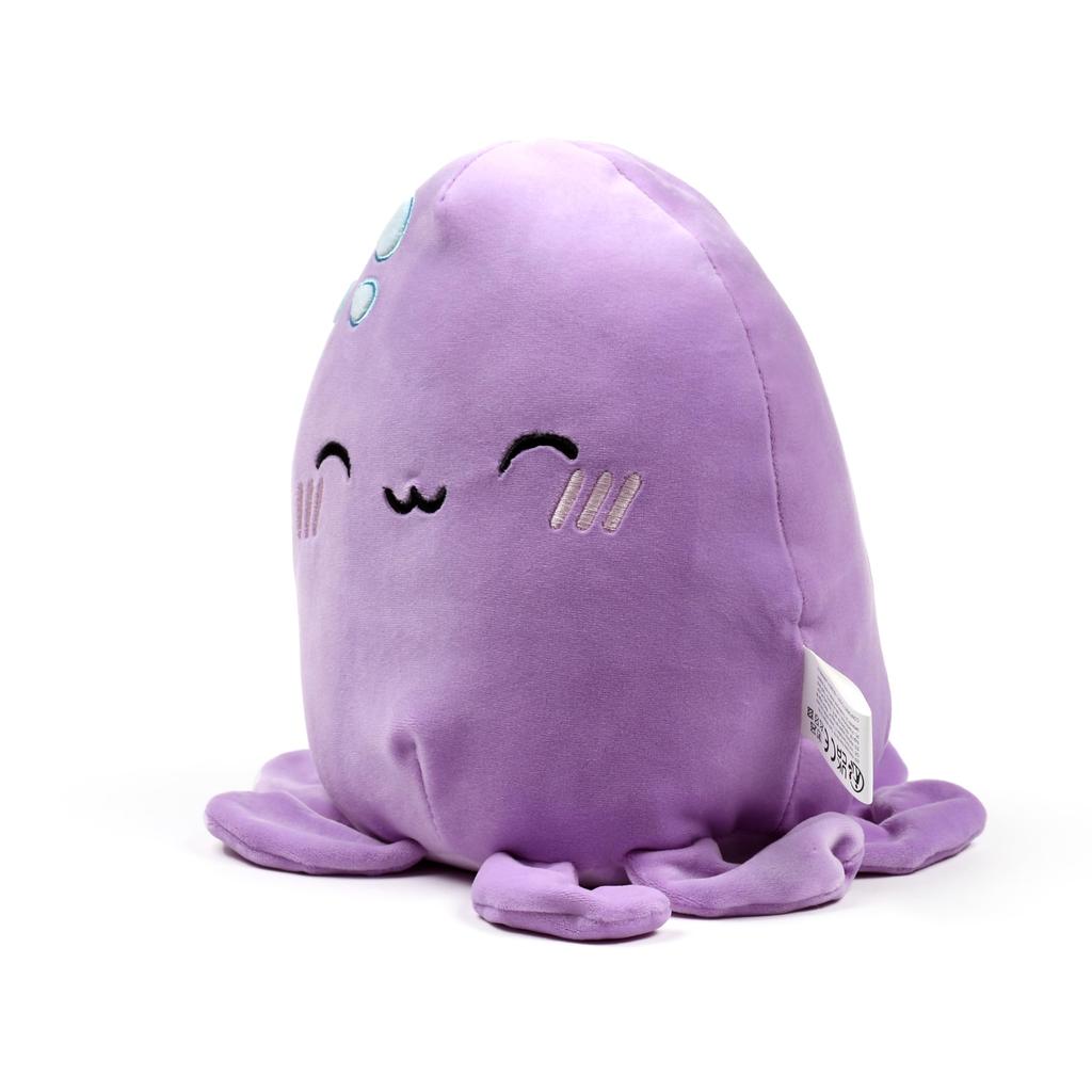 Puckator - SQUIDGLYS Marshmallow Plush Cushion H22.5 x W20 x D13cm Wendy the Octopus