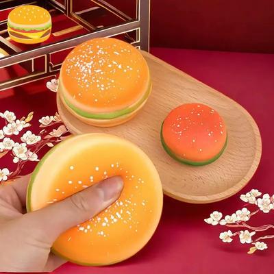 Игрушки Сквиши Хот-дог Мячик-антистресс Сенсорная игрушка для аутистов Снятие стресса и тревоги Игрушка-фиджет Сжималка Игрушка для декомпрессии