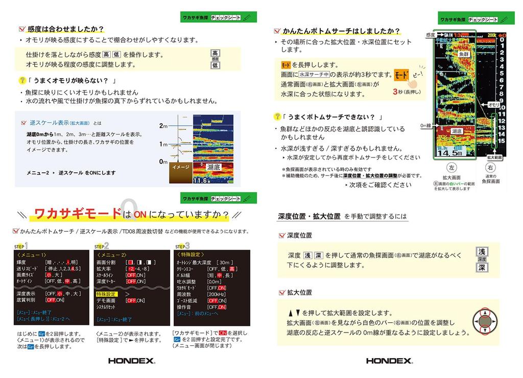 Эхолот HONDEX с комплектом Smelt и набором BMO PS-610C2