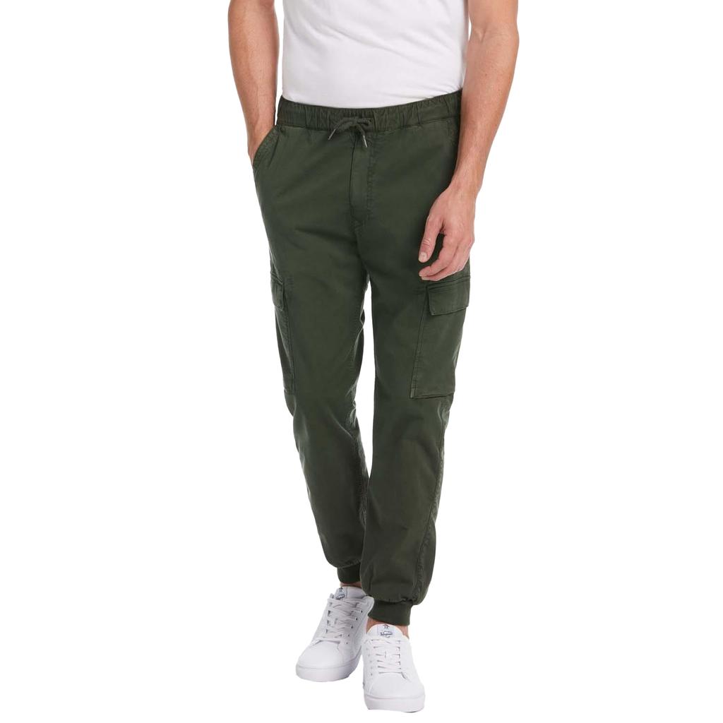 Original Penguin Mens Drawstring Tapered Cargo Trousers