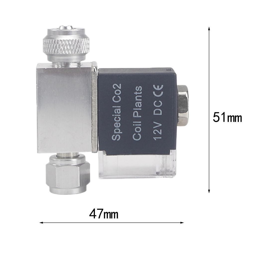 CO2 Electric Solenoid Valve Valve Kit for Aquarium Planted Tank