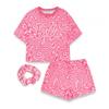 Girls All-Over Print Short Pajamas Set
