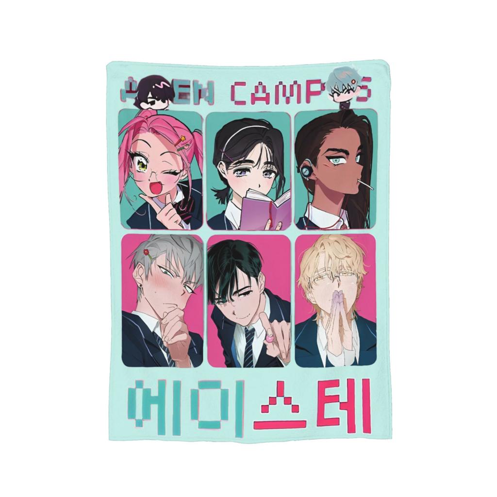 Инопланетная сцена Аниме Плед Фланелевый Мизи Суа Тилл Иван Хюна Лука Легкий Накидной Плед для Путешествий на Самолете Постель Коврик