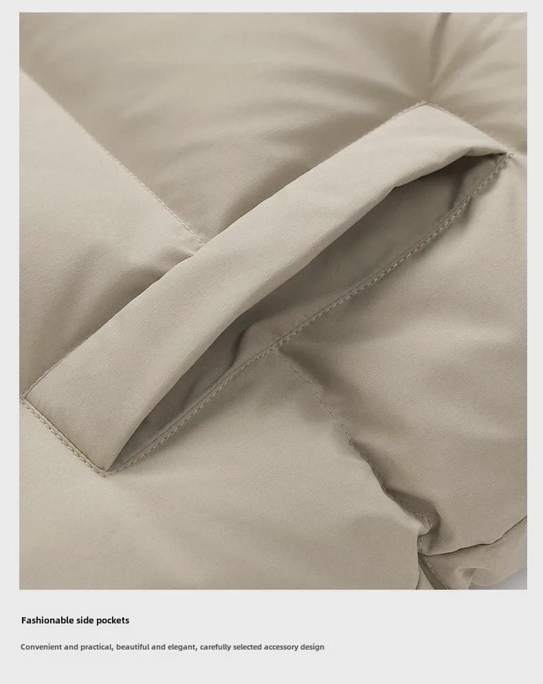 Men's Autumn/Winter Thick Down Cotton Vest: Stylish, Cozy Couple's Jacket.