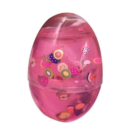 Egg Colorful Soft Fruit Slime Scented Stress Relief Sludge Toy Kids Adult Gift