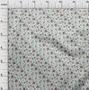 oneOone Ткань Cotton Flex Mint Green с акварельным цветочным принтом, ткань для платья, ярд, 40 дюймов