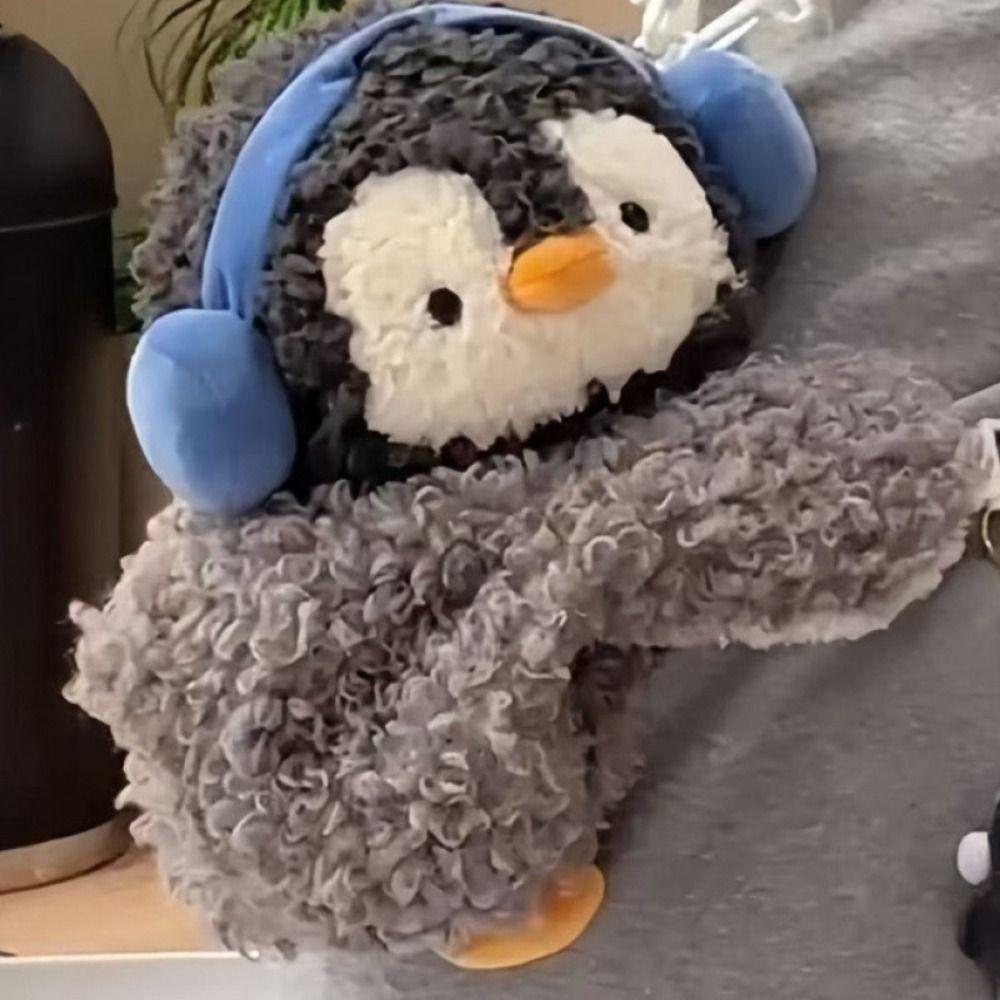 Сумка двойного назначения Детский рюкзак Плюшевая игрушка Животное Сумка через плечо Пингвин Сумка через плечо Студенты